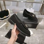 Chanel Moccasins Black For Women