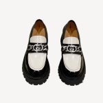 Chanel Moccasins Black/White For Women