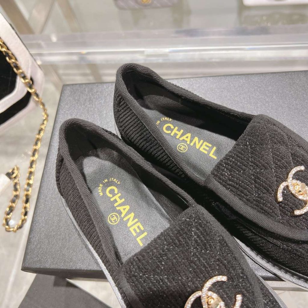 Chanel Moccasins Black For Women