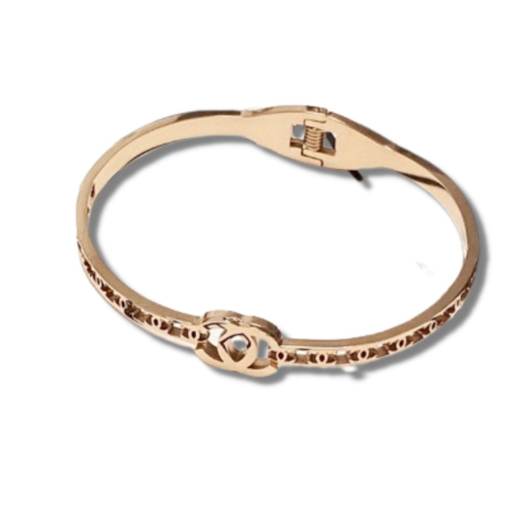 Chanel Mother Of Pearl Bracelet Gold For Women