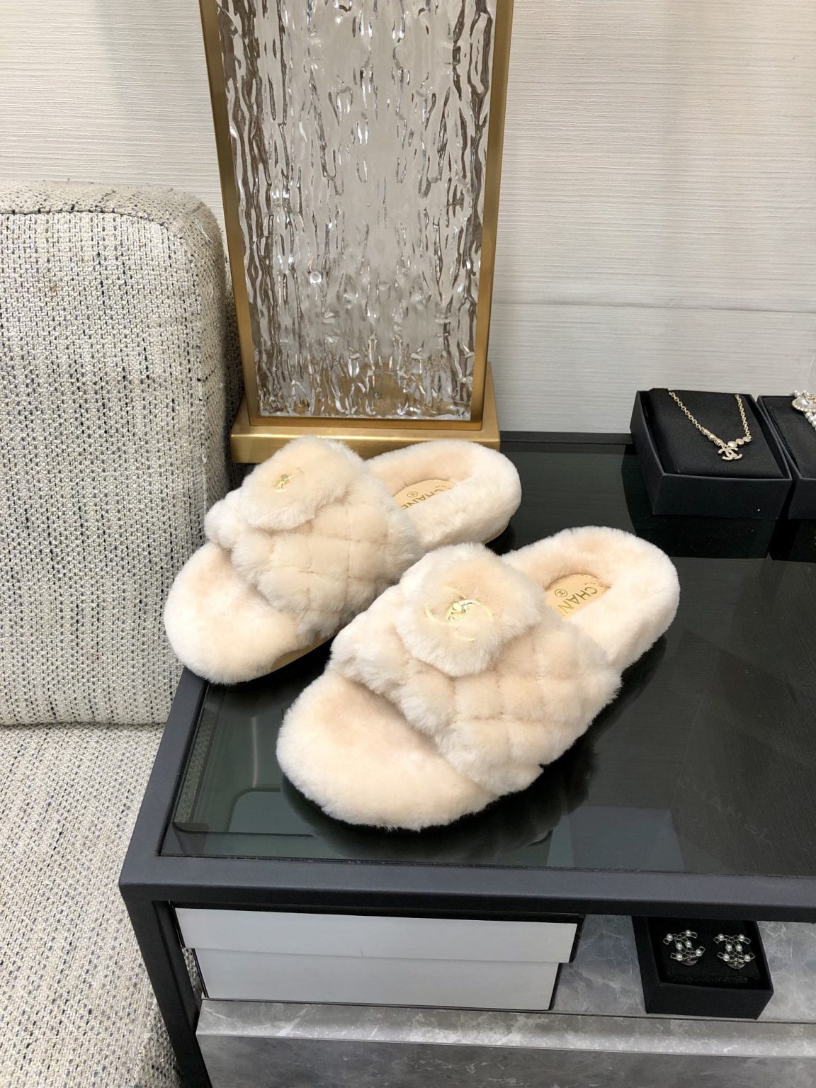 Chanel Mules Beige For Women