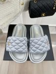 Chanel Mules Grey For Women