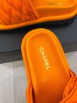 Chanel Mules Orange For Women