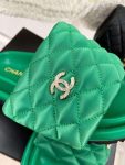 Chanel Mules Green For Women