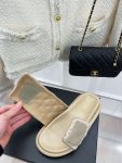 Chanel Mules Beige For Women