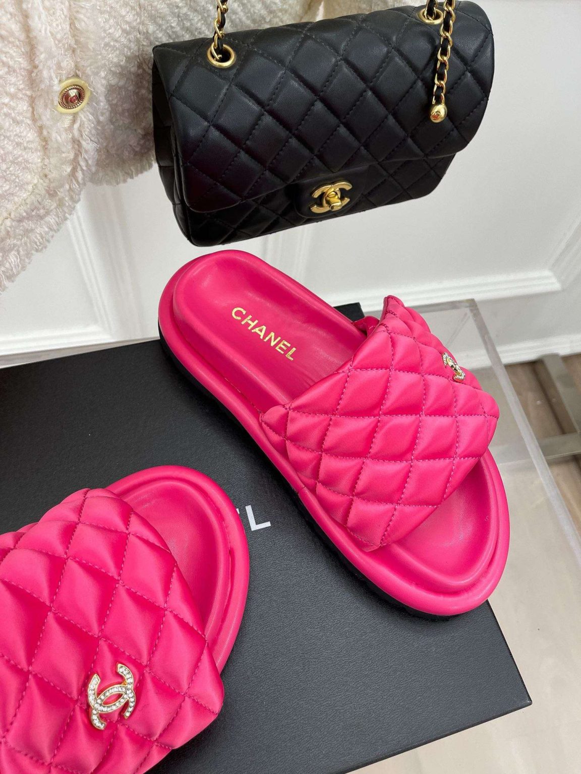 Chanel Mules Pink For Women