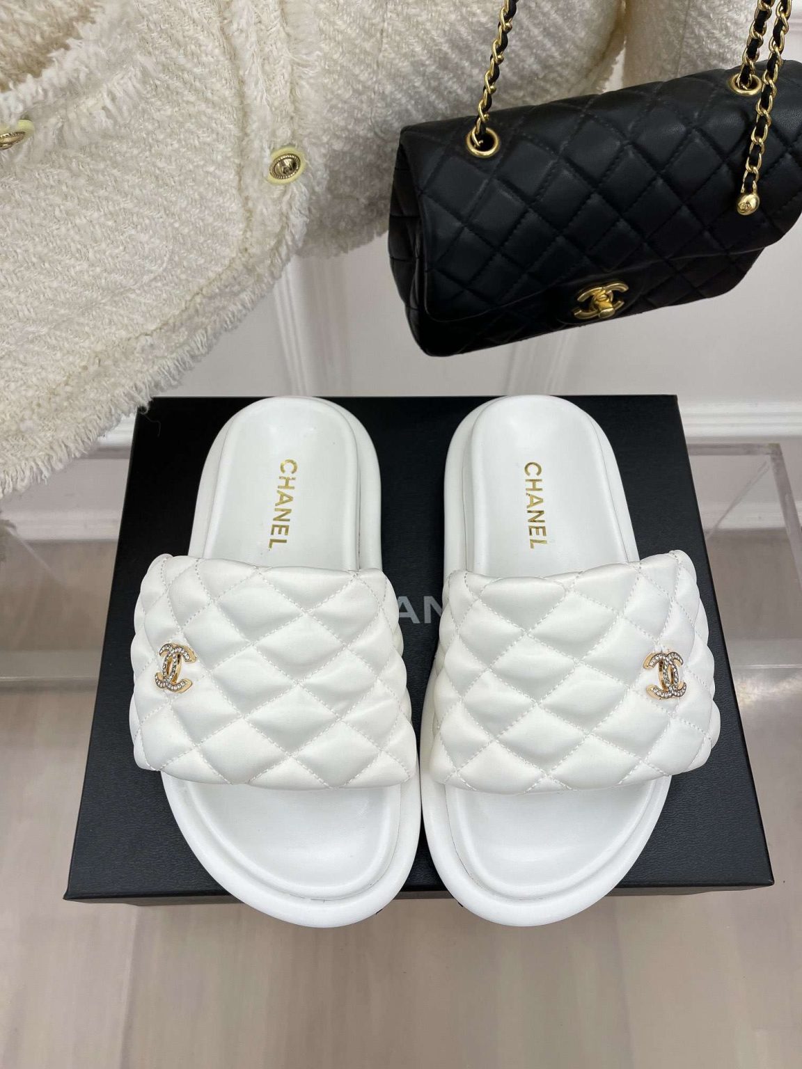 Chanel Mules White For Women