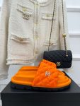 Chanel Mules Orange For Women