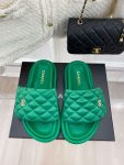 Chanel Mules Green For Women