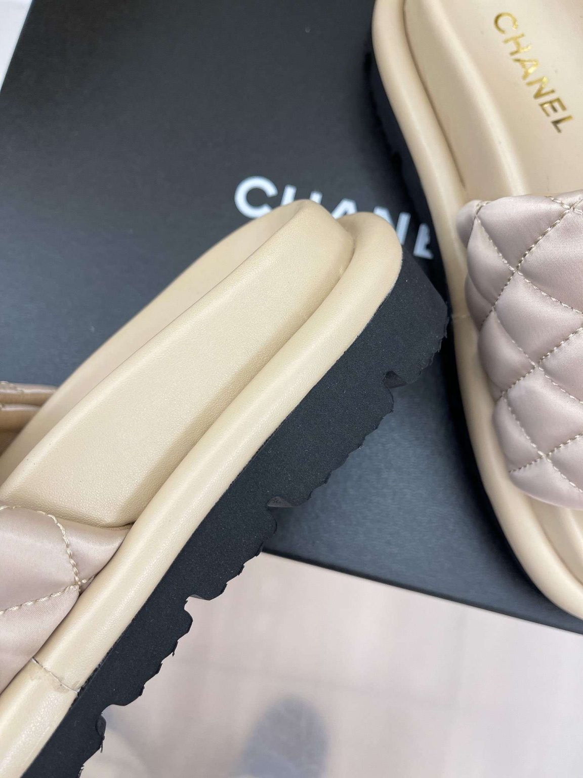 Chanel Mules Beige For Women