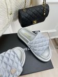 Chanel Mules Grey For Women