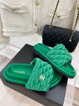 Chanel Mules Green For Women