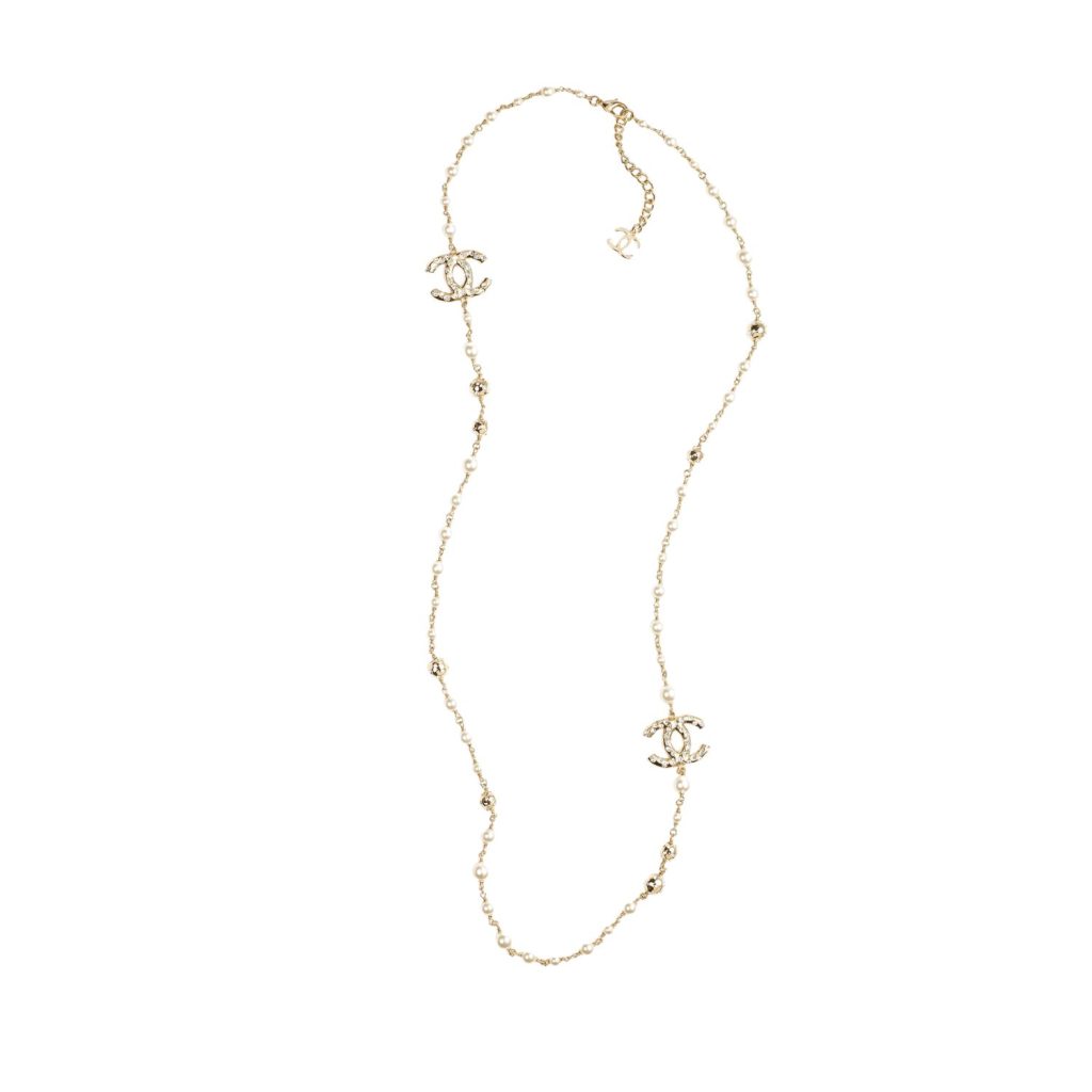 Chanel Long Necklace Gold For Women ABE137 B17817 NZL79