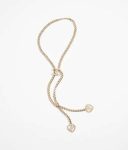 Chanel Pearl Heart Necklace Gold For Women