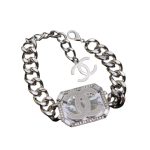 Chanel Perfume Bracelet Silver For Women