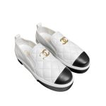 Chanel Platform Casual Style Plain White For Women