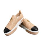 Chanel Platform Casual Style Plain Brown For Women