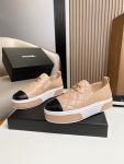 Chanel Platform Casual Style Plain Brown For Women