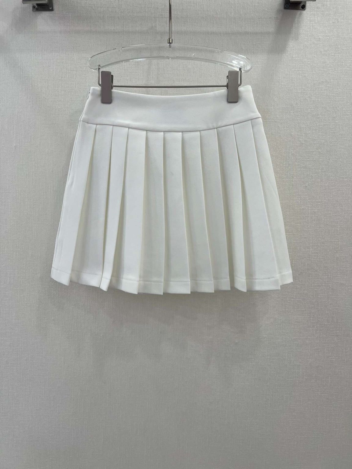 Chanel Pleated Skirts White For Women