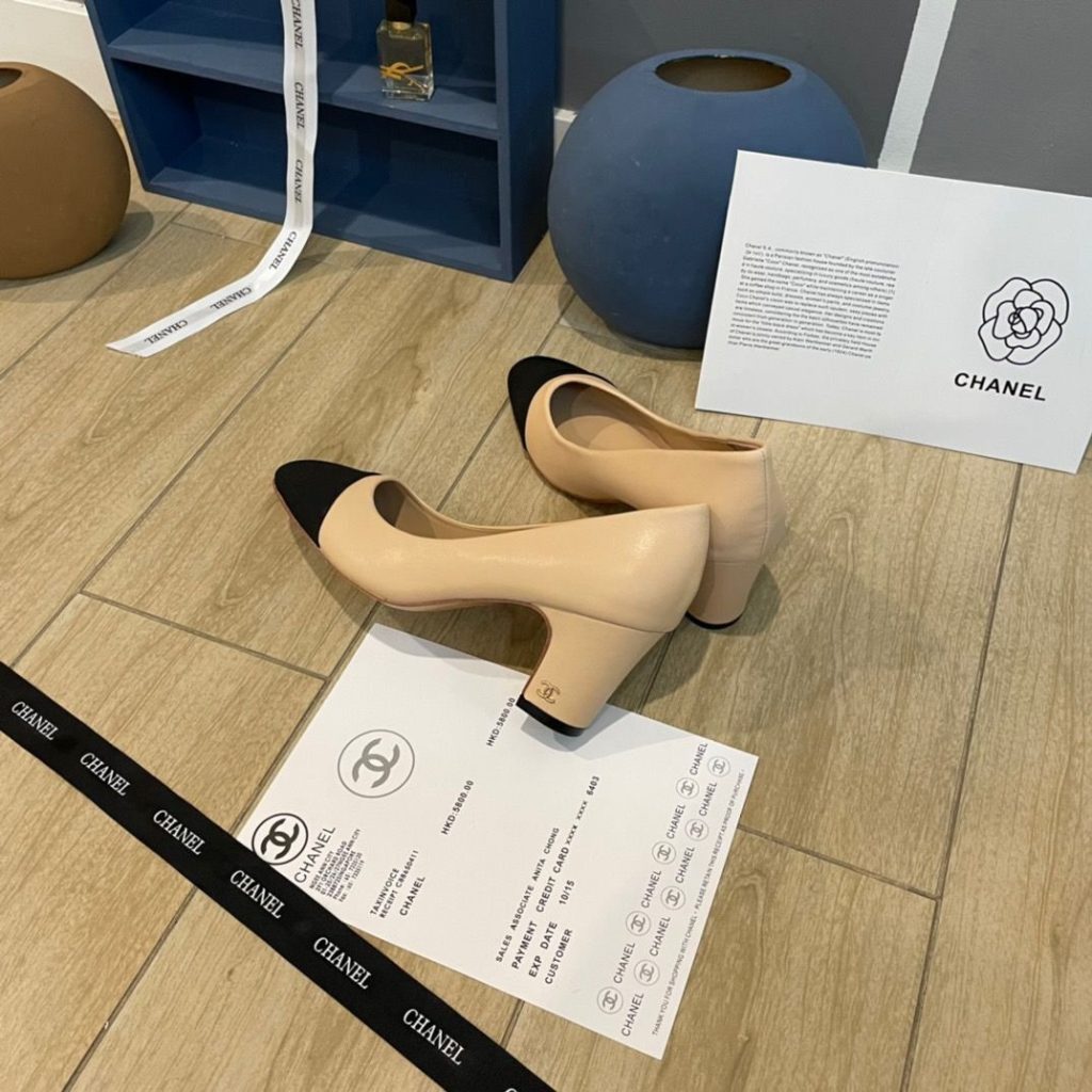 Chanel Pumps Beige For Women