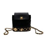 Chanel Backpack Black For Women 18cm / 7.1in AS4275