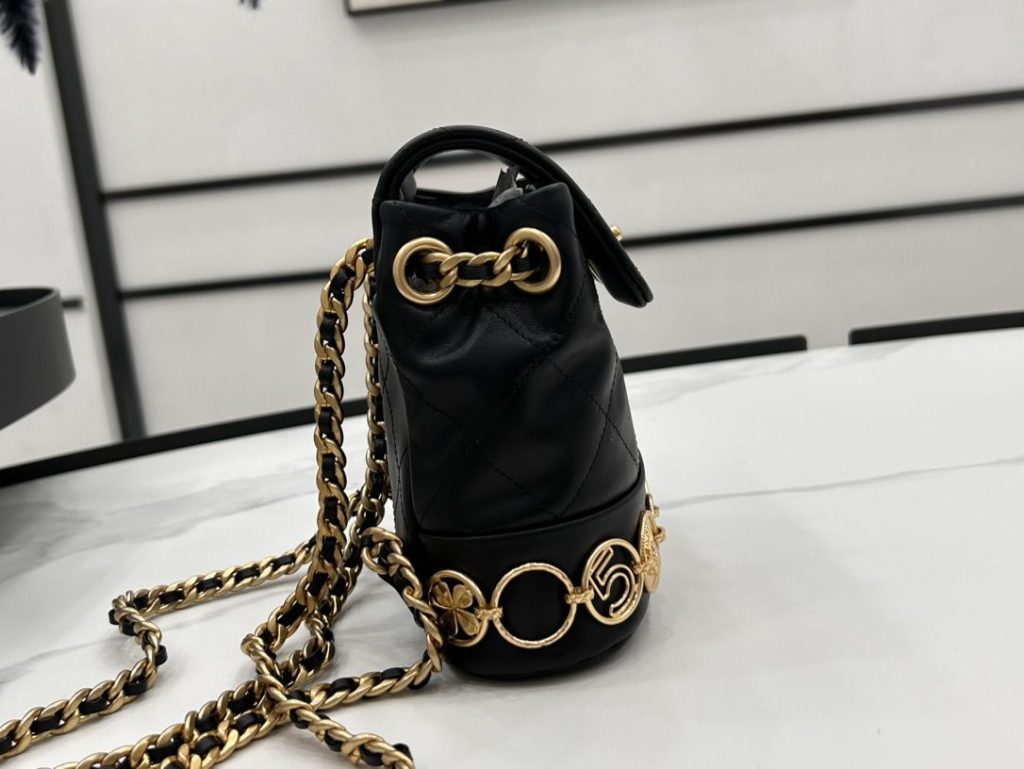 Chanel Backpack Black For Women 18cm / 7.1in AS4275