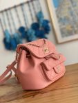 Small Backpack Black/White/Pink For Women 7.1in / 18cm AS2908