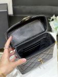 Small Vanity Bag Black For Women 7.5in/19cm