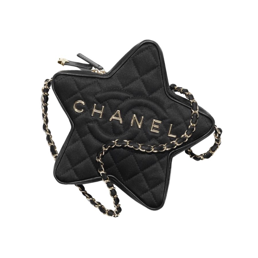 Chanel Star Black Bag For Women AS4579 B15143 94305- 8.8 Inches/ 22.5 Cm