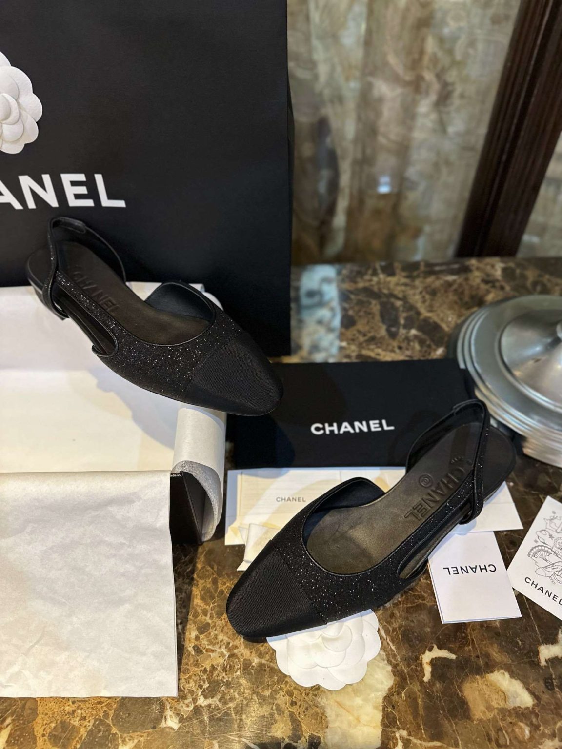 Chanel Strass Pumps Black For Women