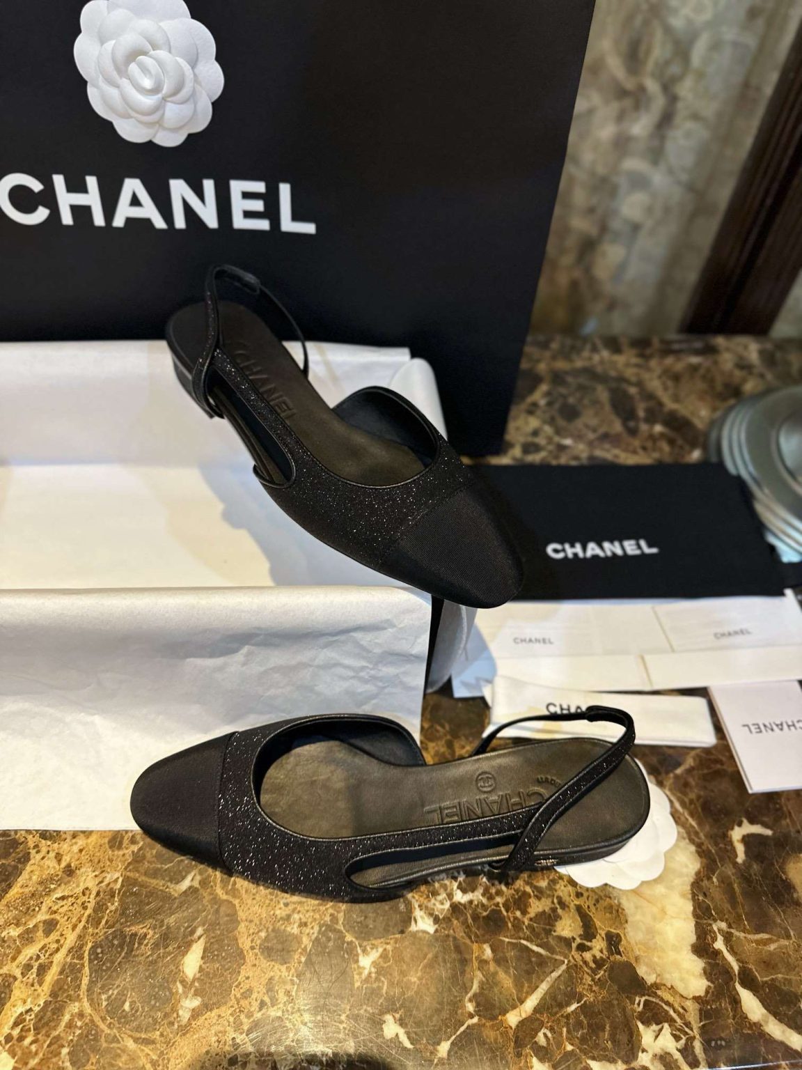 Chanel Strass Pumps Black For Women