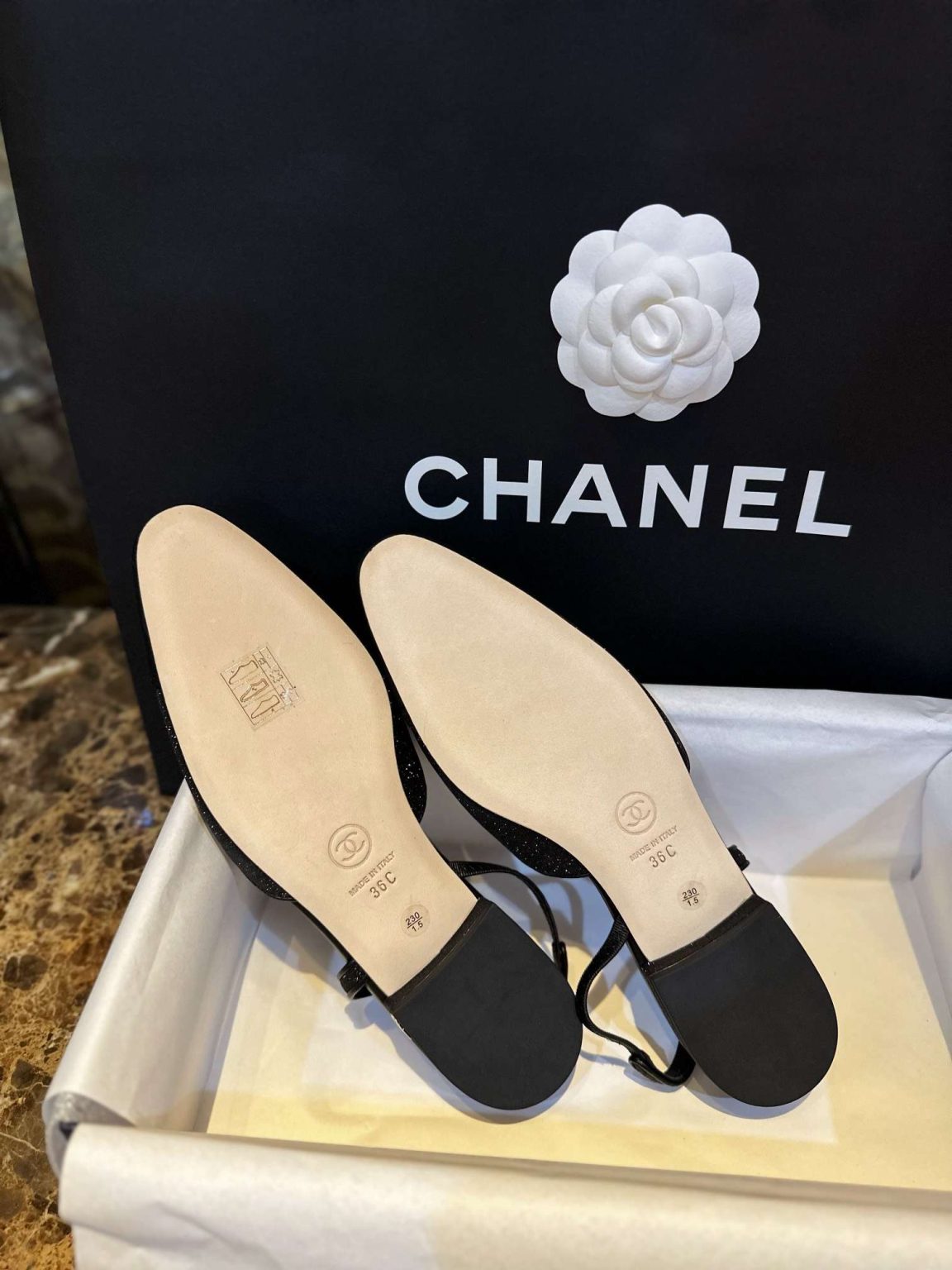 Chanel Strass Pumps Black For Women