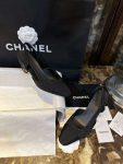 Chanel Strass Slingbacks Black For Women