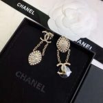 Chanel Stud Earrings Gold For Women