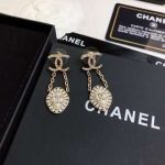 Chanel Stud Earrings Gold For Women