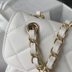 Chanel Taurus Backpack White For Women 10in / 25.5cm AS3200