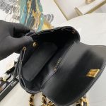 Chanel Vintage Duma Backpack Black For Women 8.3in / 21cm