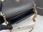 Wallet On Chain Green/Black/White For Women 7.4in/19cm AP3054