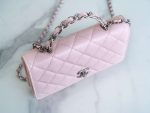 Chanel Woc Wallet On Chain Pink For Women 19cm / 7.5in