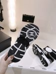 Chanel Wool Stitch Casual C Sneakers Black For Women