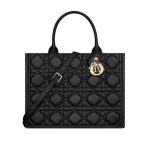 Christian Dior Medium Dior Book Tote Bag Black For Women M1324OWHP_M900 – 36.5 Cm/ 14.5 Inches