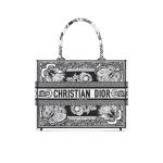 Christian Dior Medium Dior Book Tote Black And White Bag For Women M1296ZESE_M993- 14 Inches/ 36 Cm