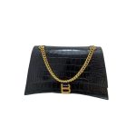 Crush Medium Chain Bag Black/White For Women‎ 12.2in/31cm