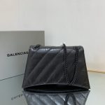 Crush Medium Chain Bag Black/Silver For Women‎ 12.2in/31cm