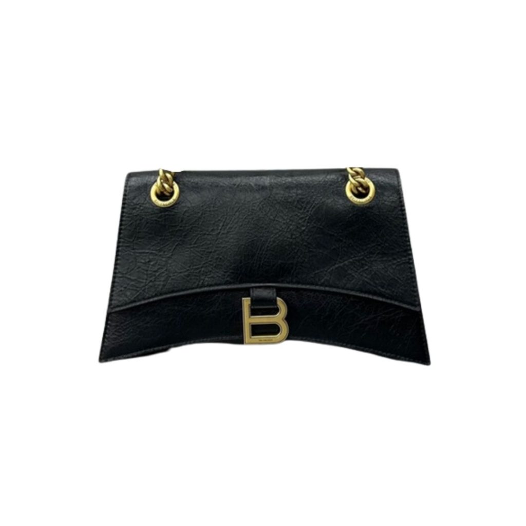 Crush Small Chain Bag Black For Women‎ 9.8in/25cm 716351210IT1000