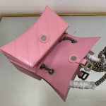 Crush Small Chain Bag Black/Pink/Silver/White For Women‎ 9.8in/24.9cm