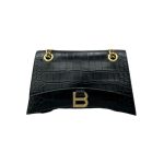 Crush Small Chain Bag Black/White For Women‎ 9.8in/25cm 716351210IX1000