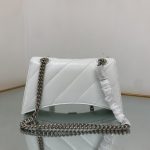 Crush Small Chain Bag Black/Pink/Silver/White For Women‎ 9.8in/24.9cm