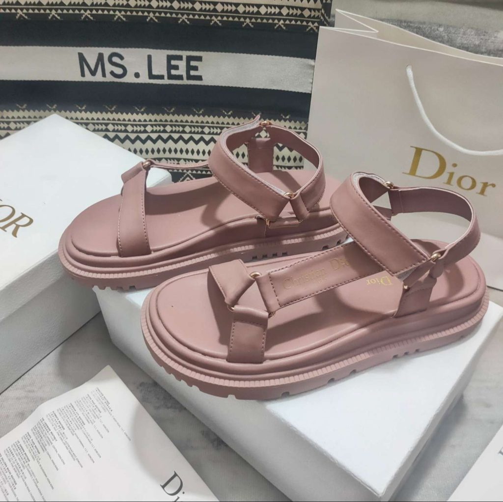 Dior D-Wave Sandal Pink For Women