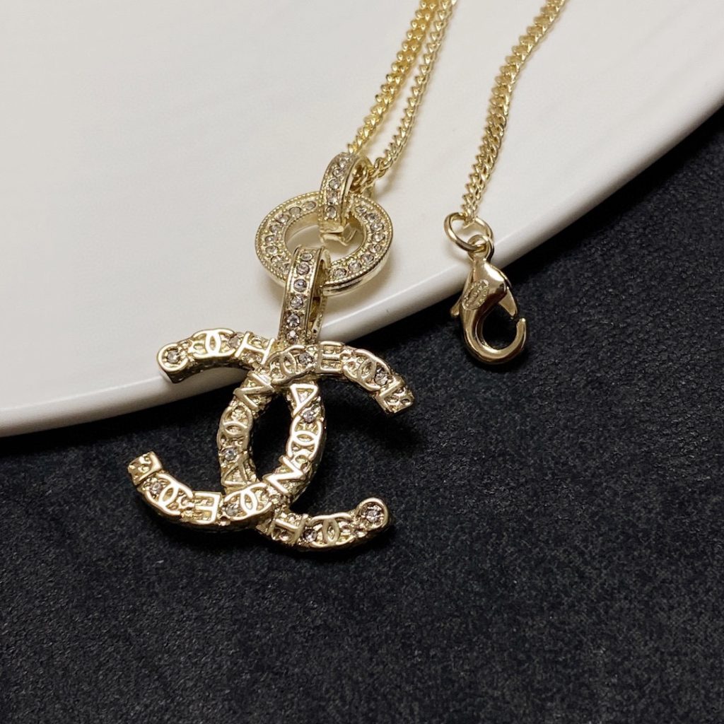 Diamond Micro-Set Necklace Gold For Women